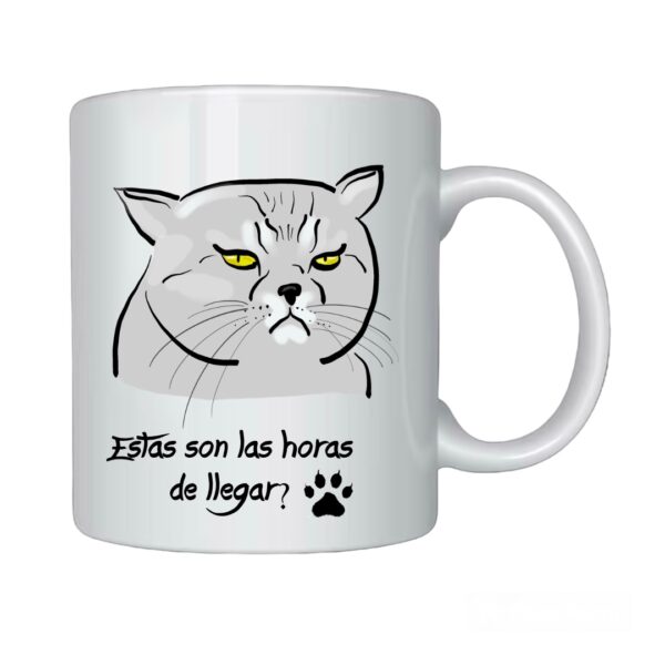 Tacita personalizada caricatura, pedido de La Paz.