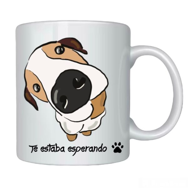 Tacita personalizada caricatura, pedido de La Paz.